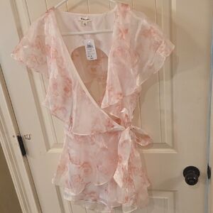 Windsor Pink Floral Wrap Dress